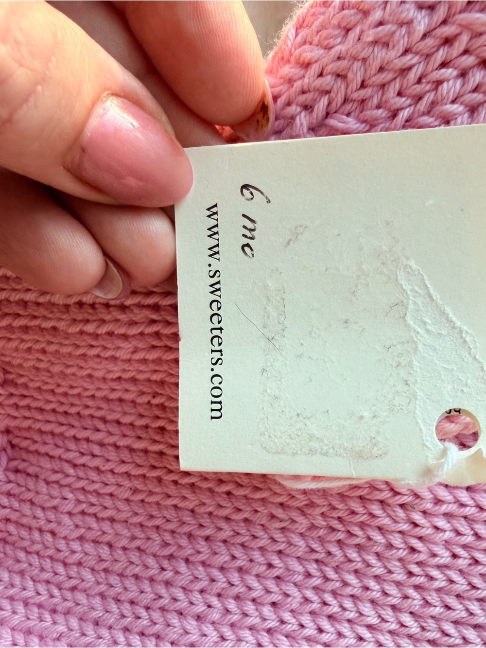 Cape Kids Pink Chunky Knit Sweater - Picture 5 of 9
